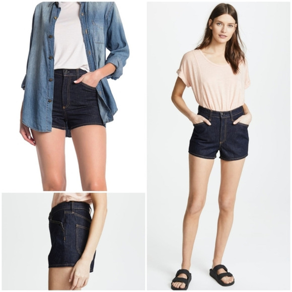 Rag & Bone Ellie Denim Shorts‎ - Picture 1 of 5
